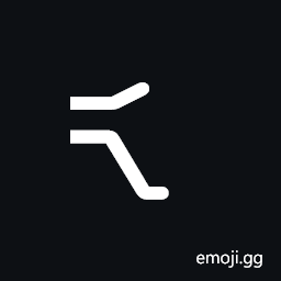 Right Half Running Man Symbol