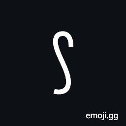 Right S-Shaped Bag Delimiter Symbol