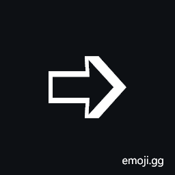 Right-Shaded White Rightwards Arrow Symbol