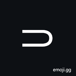 Right Sideways U Bracket Symbol
