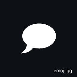 Right Speech Bubble Symbol