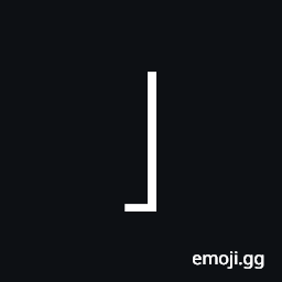 Right Square Bracket Lower Corner Symbol