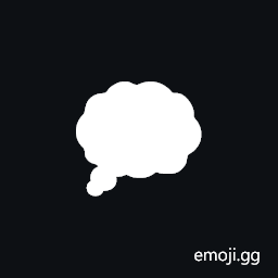 Right Thought Bubble Symbol