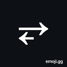 Rightwards Arrow Above Short Leftwards Arrow Symbol