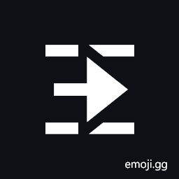 Rightwards Arrow And Upper And Lower One Eighth Block Symbol