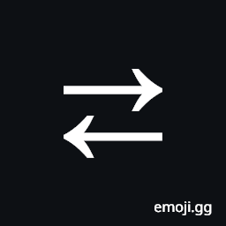 Rightwards Arrow Over Leftwards Arrow Symbol