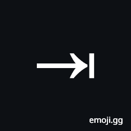 Rightwards Arrow To Bar Symbol