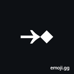 Rightwards Arrow To Black Diamond Symbol