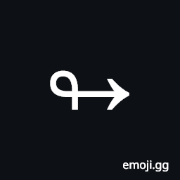 Rightwards Arrow with Loop Symbol