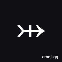 Rightwards Arrow with Tail with Vertical Stroke Symbol