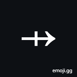 Rightwards Arrow with Vertical Stroke Symbol