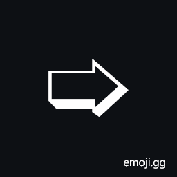 Rightwards Bottom Shaded White Arrow Symbol