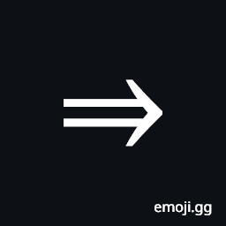 Rightwards Double Arrow Symbol