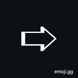 Rightwards Left-Shaded White Arrow Symbol