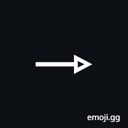 Rightwards Open-Headed Arrow Symbol