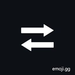 Rightwards Triangle-Headed Arrow Over Leftwards Triangle-Headed Arrow Symbol