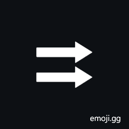 Rightwards Triangle-Headed Paired Arrows Symbol