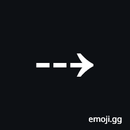 Rightwards Triple Dash Arrow Symbol
