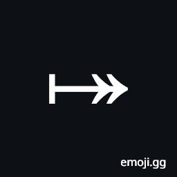 Rightwards Two-Headed Arrow from Bar Symbol