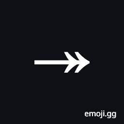 Rightwards Two Headed Arrow Symbol