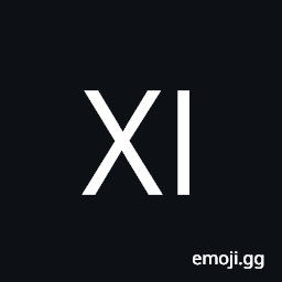 Roman Numeral Eleven Symbol