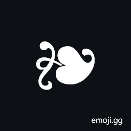 Rotated Floral Heart Bullet Symbol