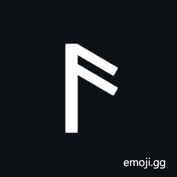 Runic Letter Aesc Symbol