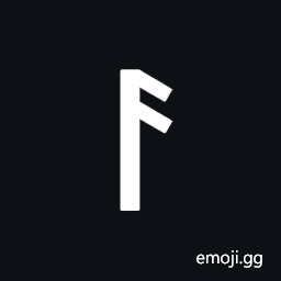Runic Letter Ansuz A Symbol