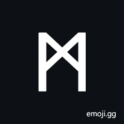Runic Letter Mannaz Man M Symbol