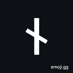 Runic Letter Naudiz Nyd Naud N Symbol