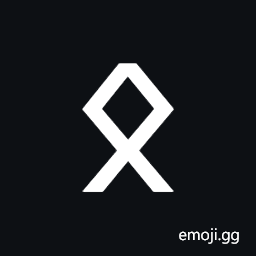 Runic Letter Othalan Ethel O Symbol