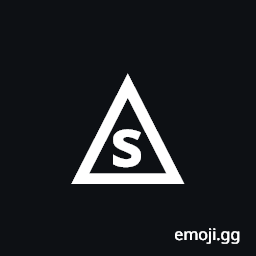 S In Triangle Symbol