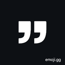 Sans-Serif Heavy Double Comma Quotation Mark Ornament Symbol