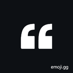 Sans-Serif Heavy Double Turned Comma Quotation Mark Ornament Symbol