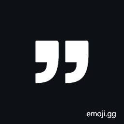 Sans-Serif Heavy Low Double Comma Quotation Mark Ornament Symbol