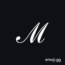Script Capital M Symbol