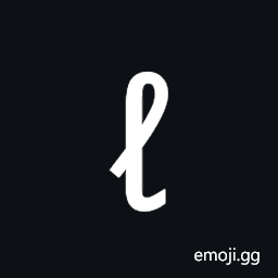 Script Small L Symbol