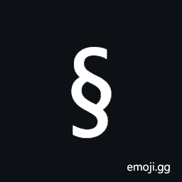 Section Sign Symbol