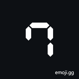 Segmented Digit Seven Symbol