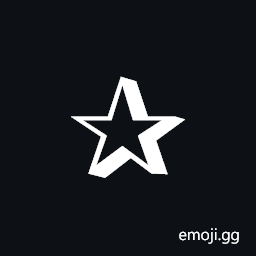 Shadowed White Star Symbol