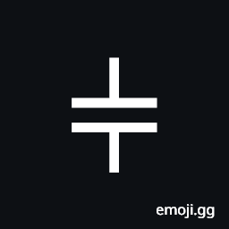 Short Up Tack Above Short Down Tack Symbol