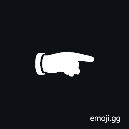 Sideways Black Right Pointing Index Symbol