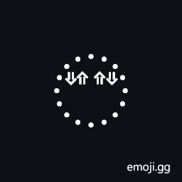 Signwriting Eyegaze-Wallplane Straight Alternating Symbol