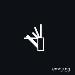 Signwriting Hand-Angle Middle Ring Little Out Symbol
