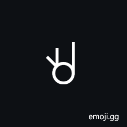 Signwriting Hand-Circle Index Ring Little Symbol