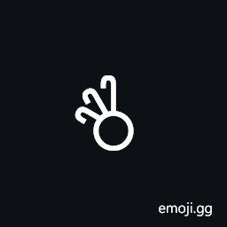 Signwriting Hand-Circle Middle Ring Little Bent Symbol