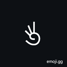 Signwriting Hand-Curlicue Middle Ring Little On Symbol
