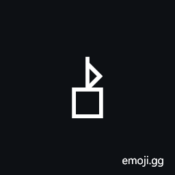 Signwriting Hand-Fist Index Bent Over Middle Symbol