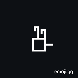 Signwriting Hand-Fist Index Middle Bent Thumb Straight Symbol