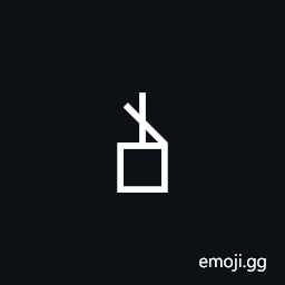 Signwriting Hand-Fist Index Middle Crossed Symbol